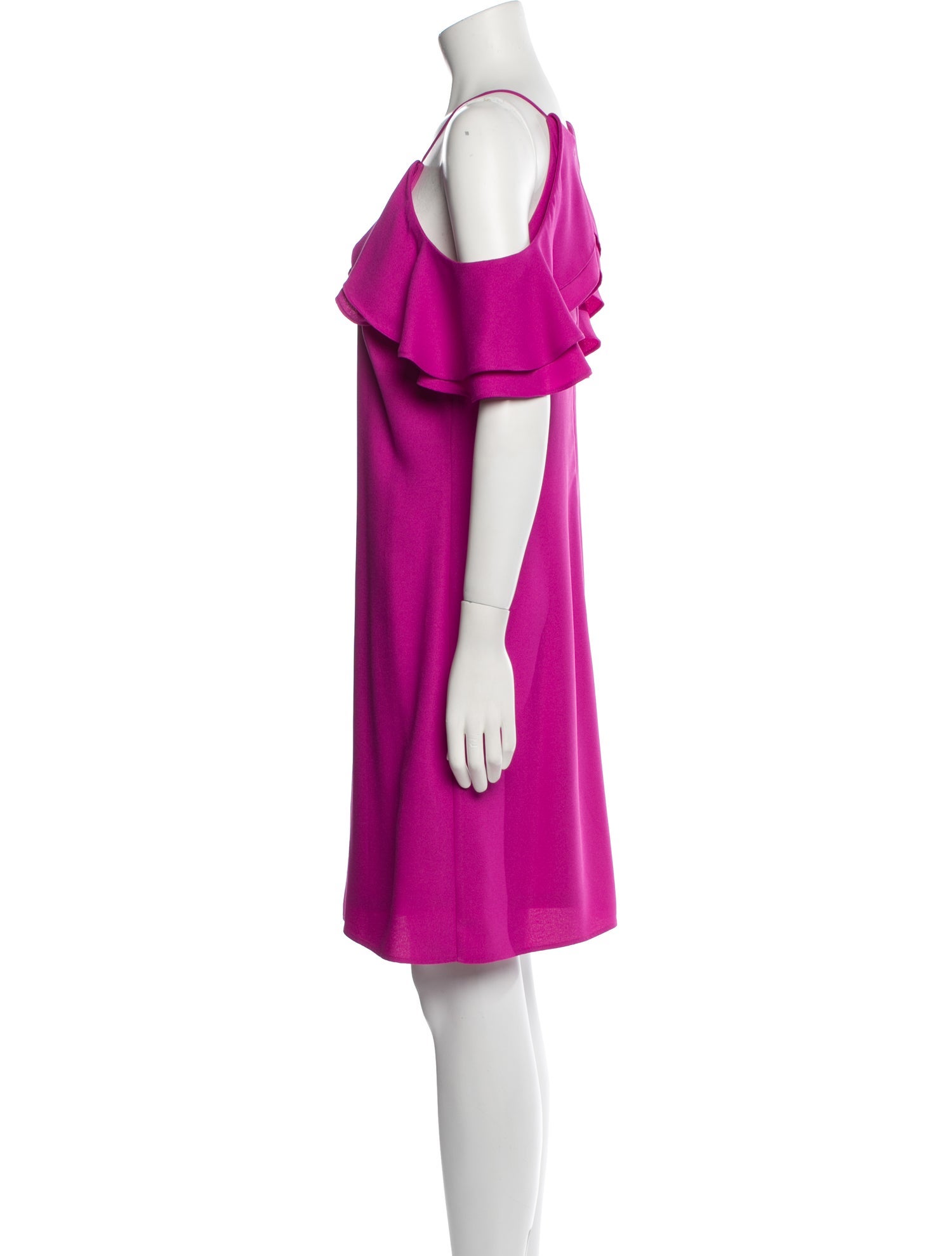 Nicole Miller Square Neckline Knee-Length Dress