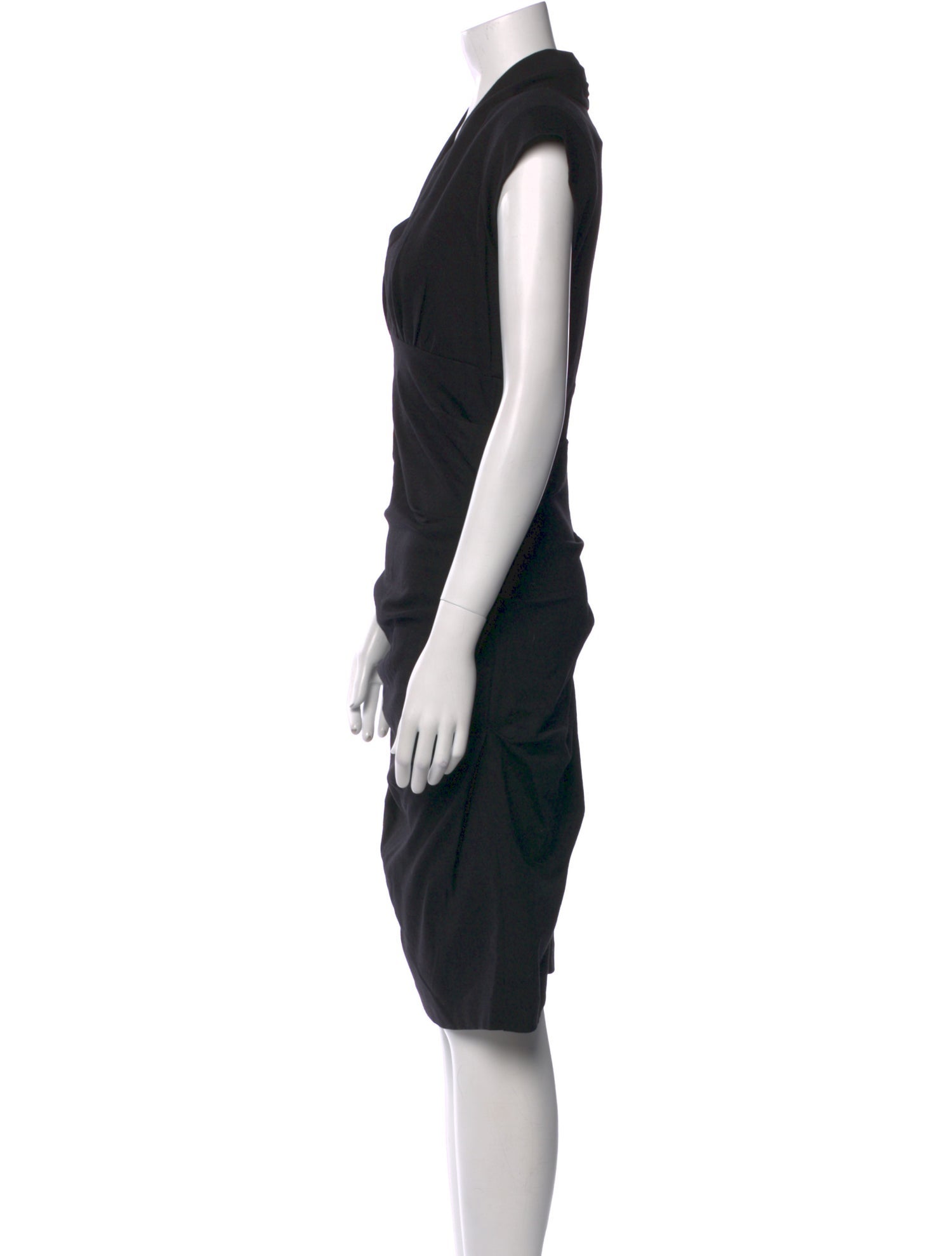 Nicole Miller V-Neck Midi Length Dress