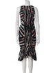 Nicole Miller Printed Midi Length Dress
