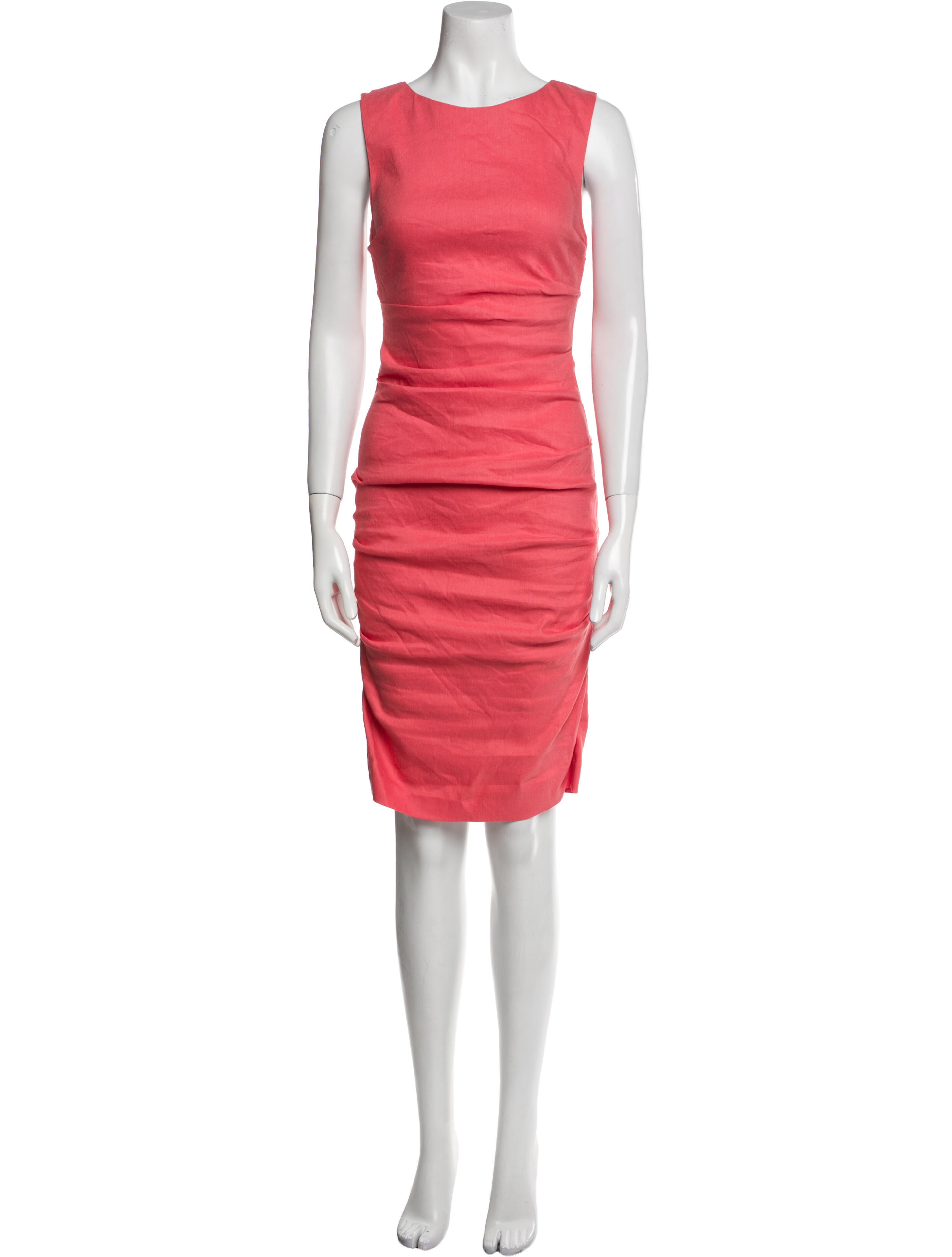 Nicole Miller Scoop Neck Knee-Length Dress