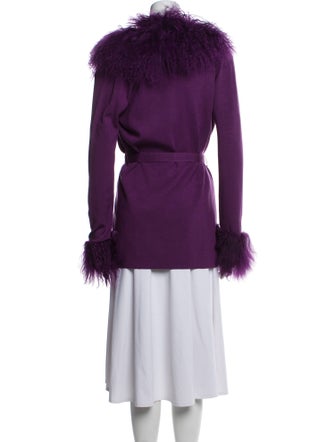 Nicole Miller Silk Fur Jacket