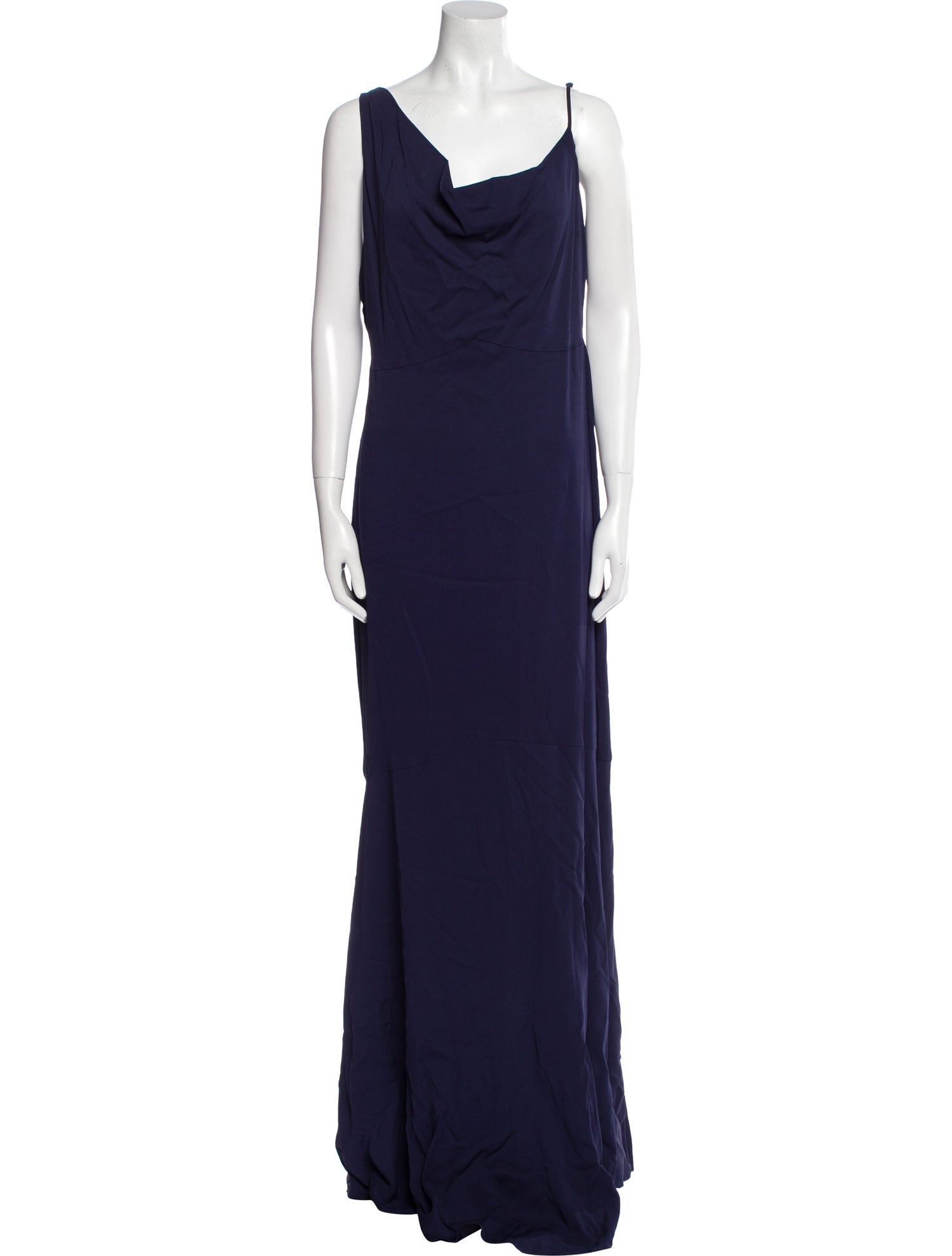 Nicole Miller Cowl Neck Long Dress