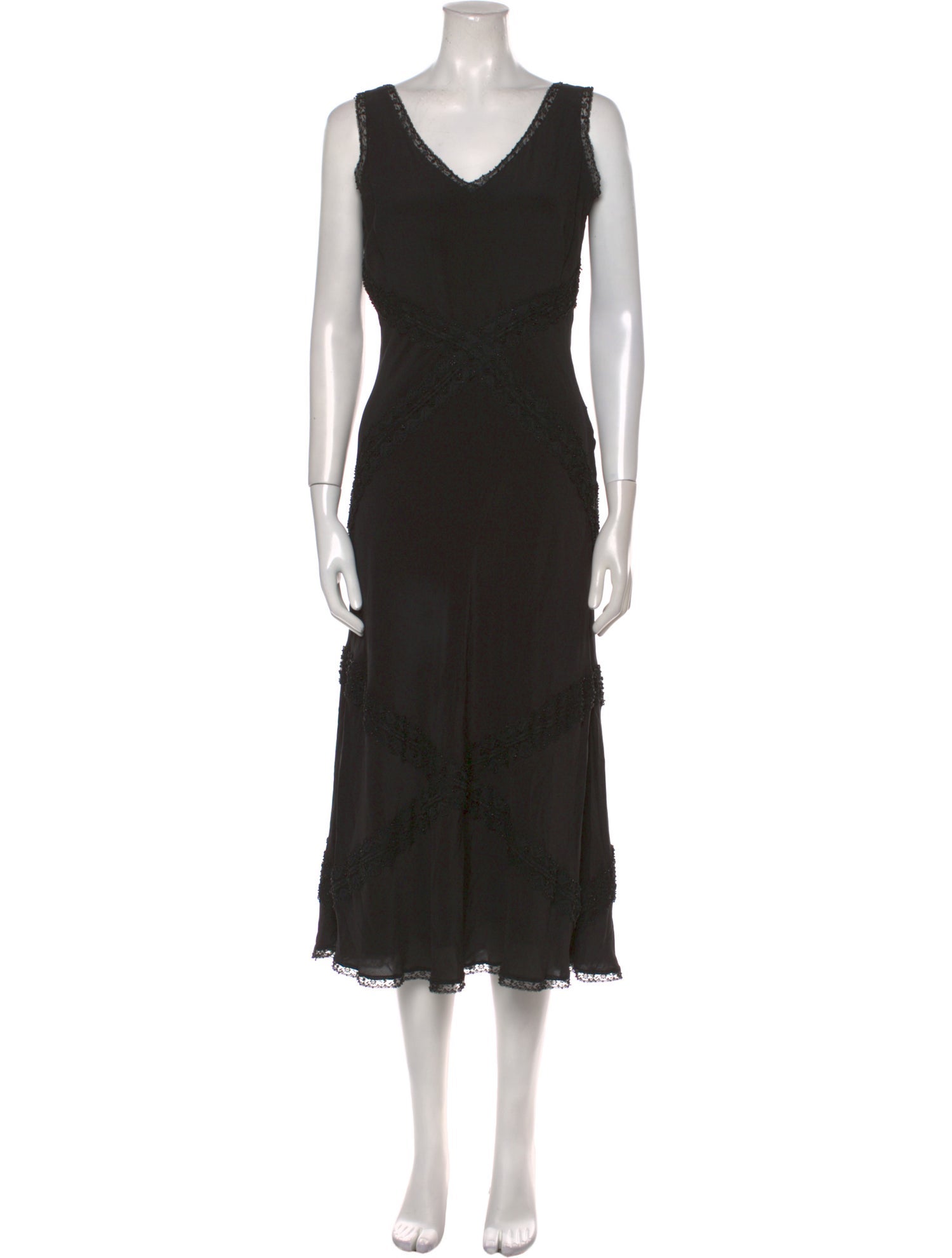 Nicole Miller Silk Midi Length Dress