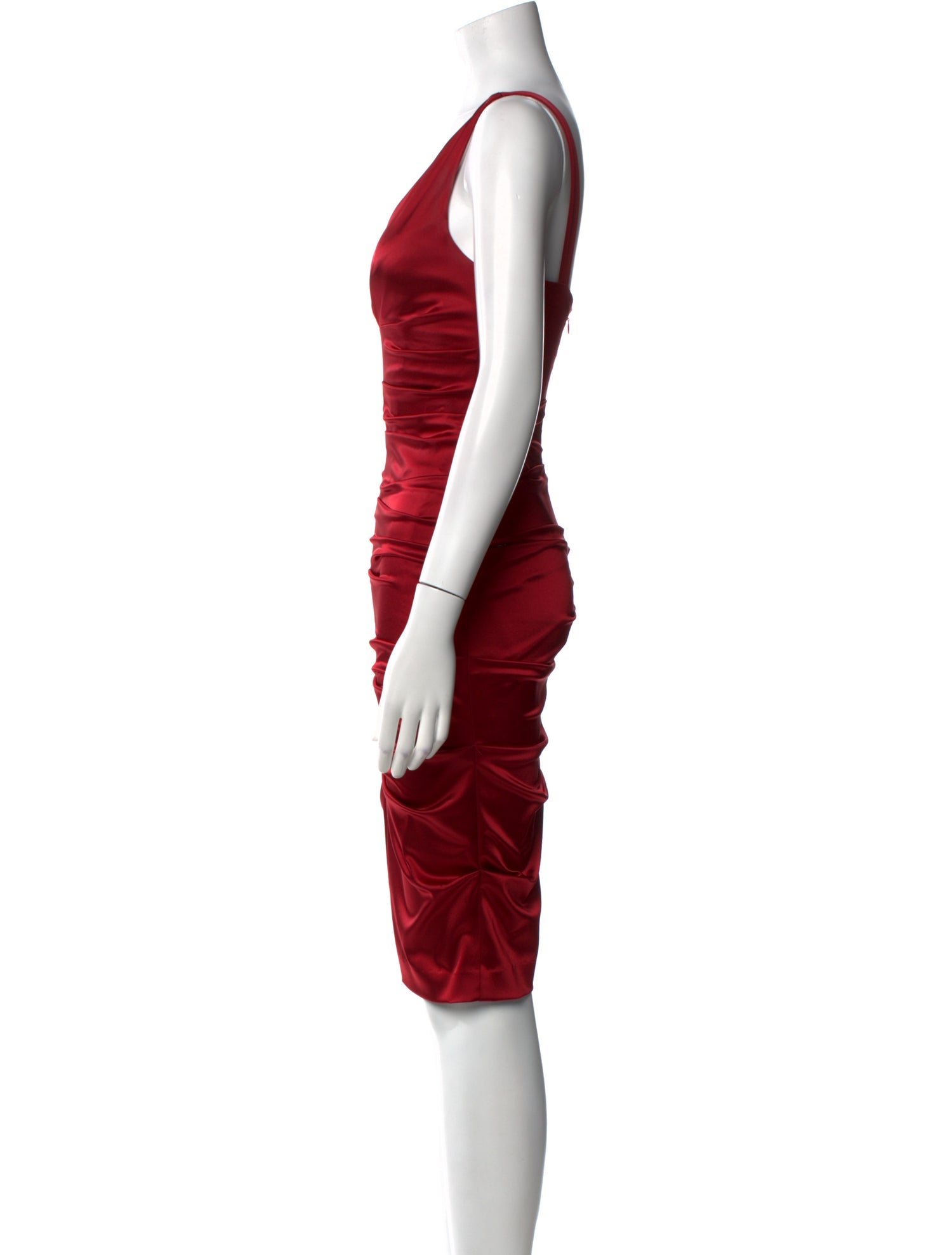 Nicole Miller V-Neck Midi Length Dress