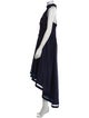 Nicole Miller Mock Neck Long Dress