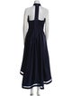 Nicole Miller Mock Neck Long Dress