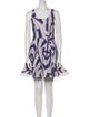 Nicole Miller Printed Mini Dress