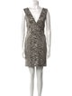 Nicole Miller Animal Print Mini Dress