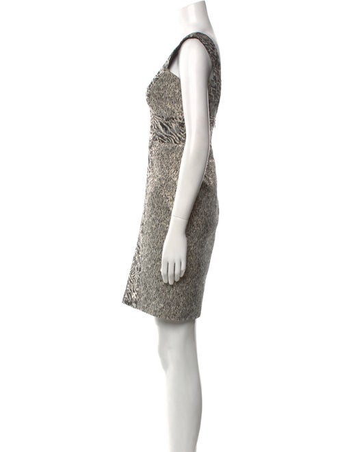 Nicole Miller Animal Print Mini Dress