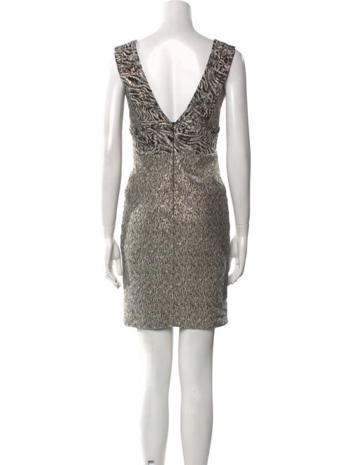 Nicole Miller Animal Print Mini Dress