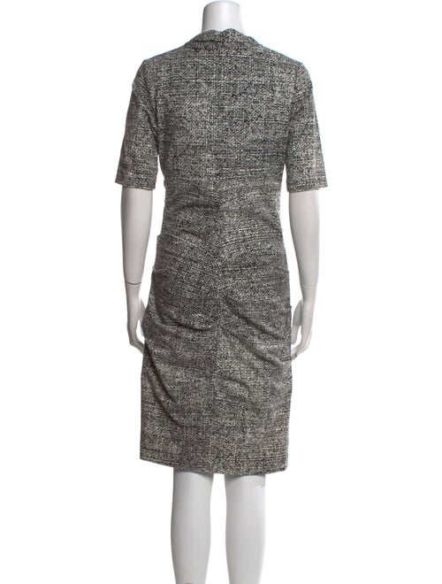 Nicole Miller Printed Knee-Length Dress