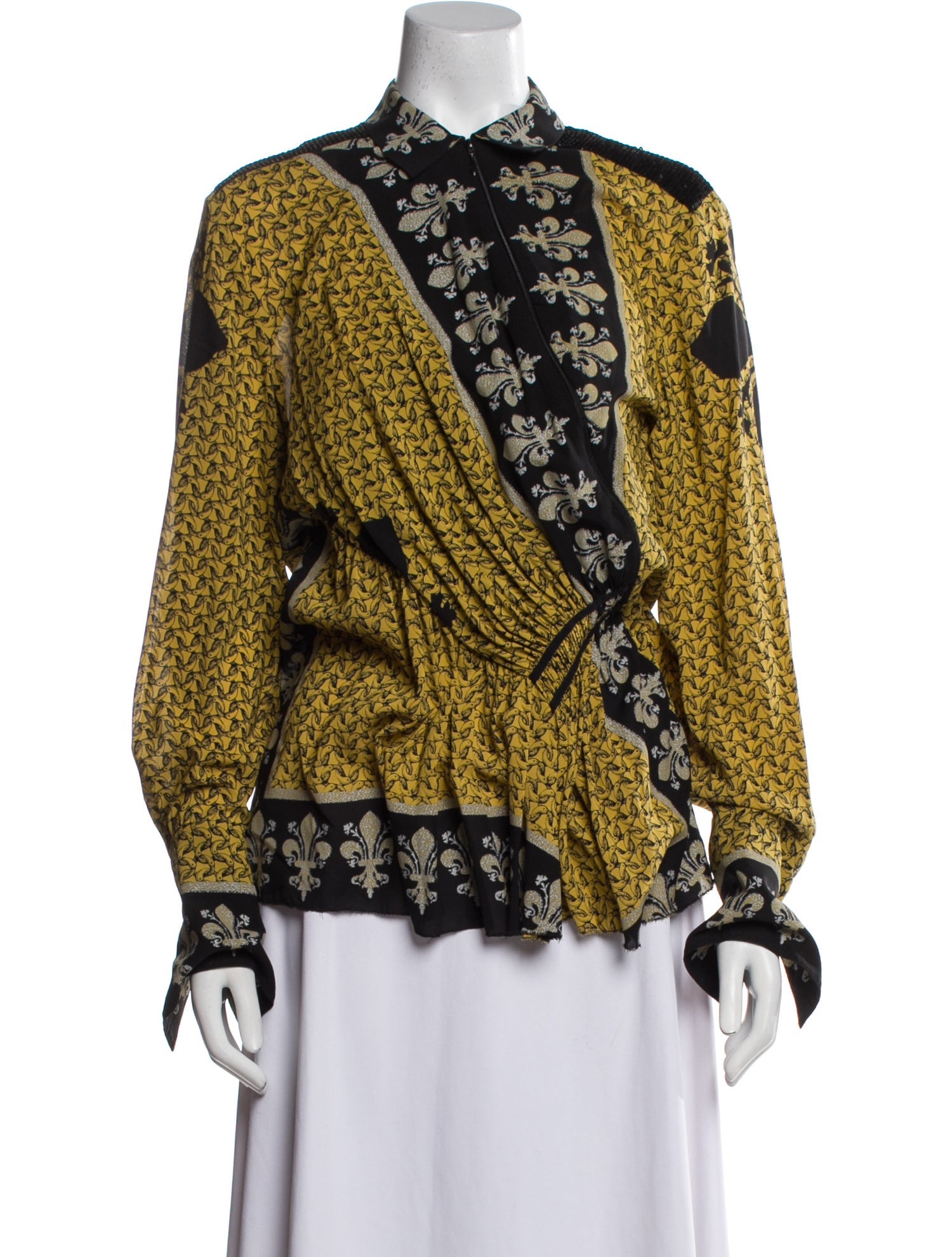 Nicole Miller Silk Tweed Pattern Jacket