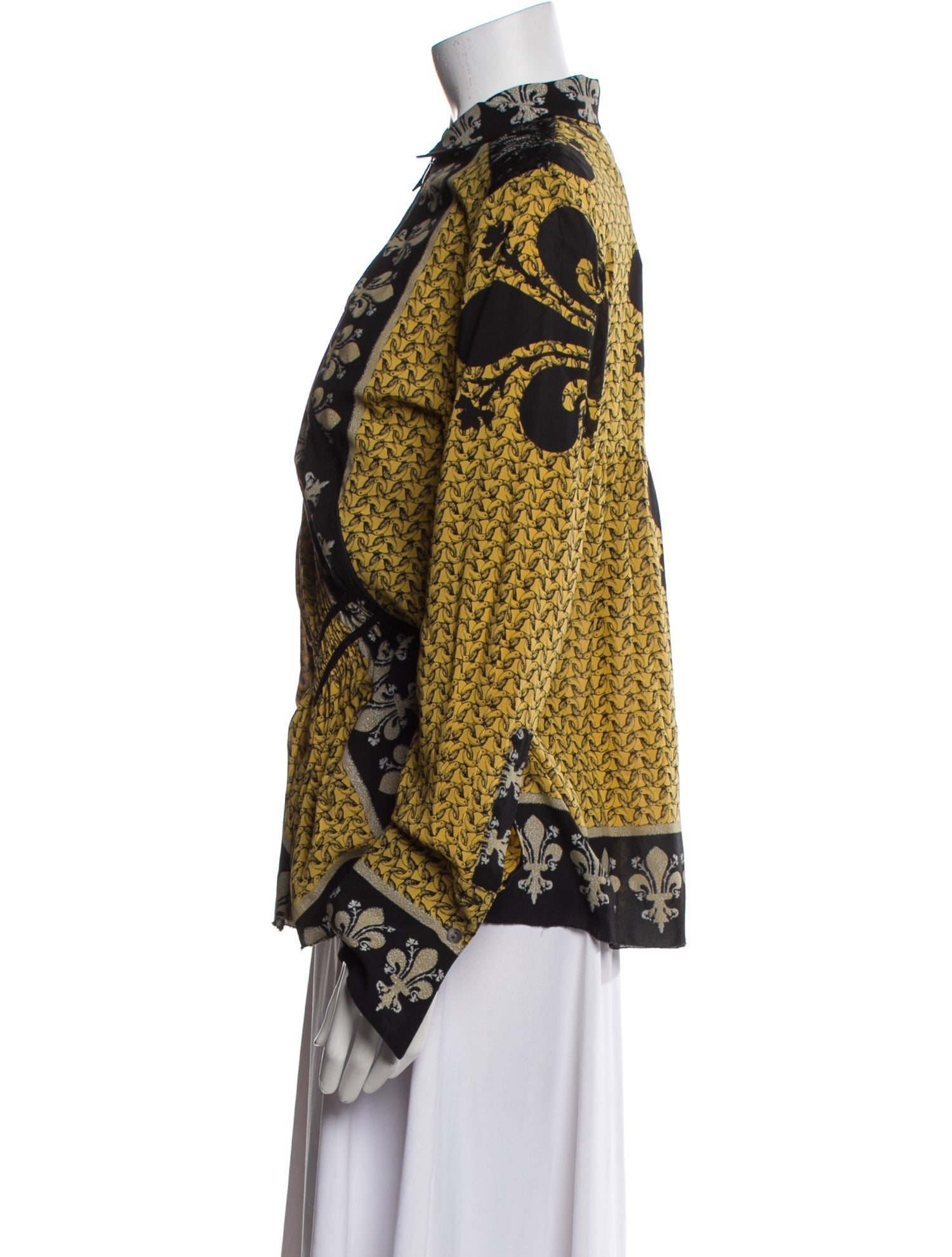 Nicole Miller Silk Tweed Pattern Jacket