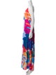 Nicole Miller Printed Long Dress
