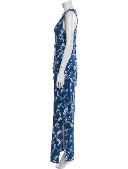Nicole Miller Printed Long Dress