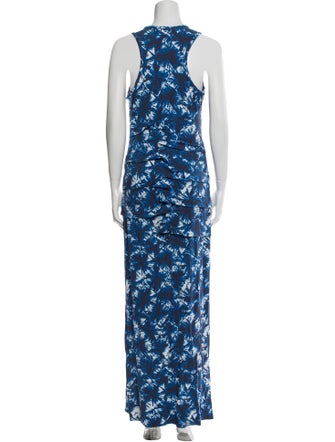 Nicole Miller Printed Long Dress