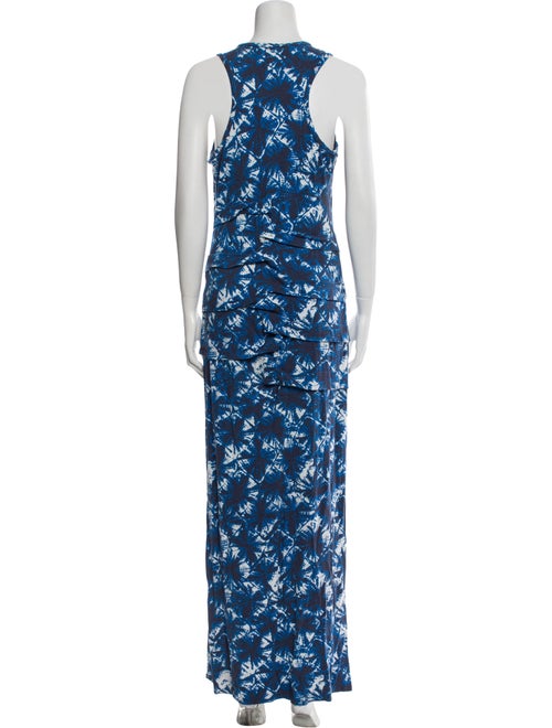 Nicole Miller Printed Long Dress