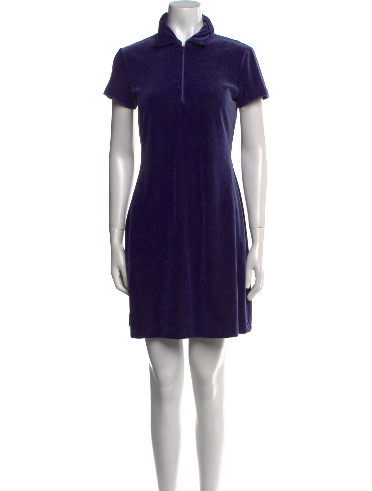 Nicole Miller Mock Neck Mini Dress