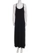 Nicole Miller Scoop Neck Midi Length Dress
