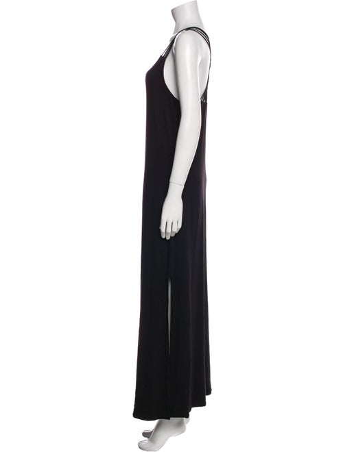 Nicole Miller Scoop Neck Midi Length Dress