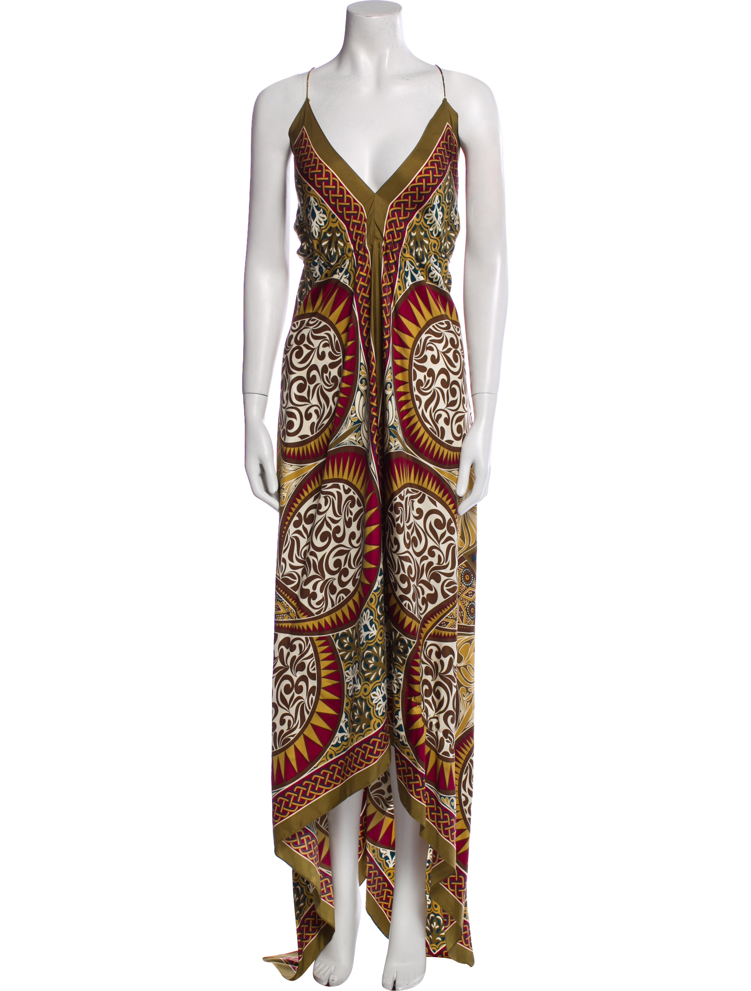 Nicole Miller Silk Long Dress