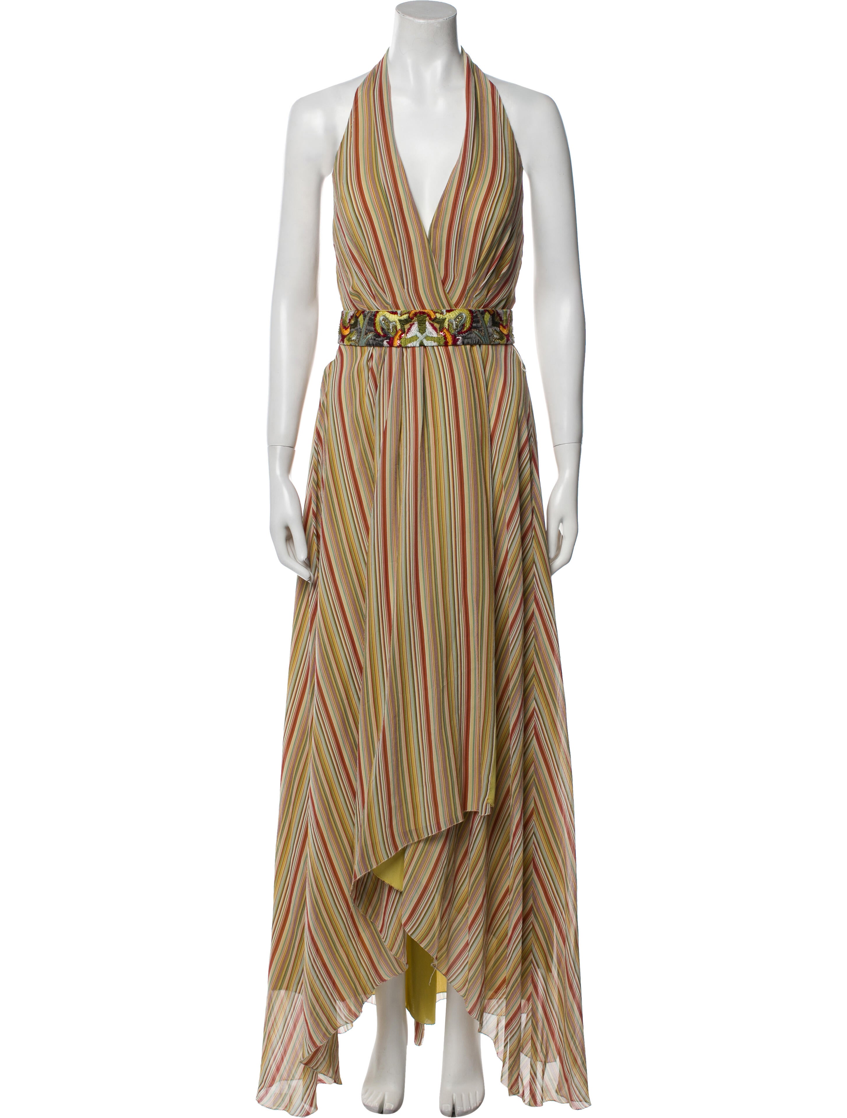 Nicole Miller Silk Long Dress