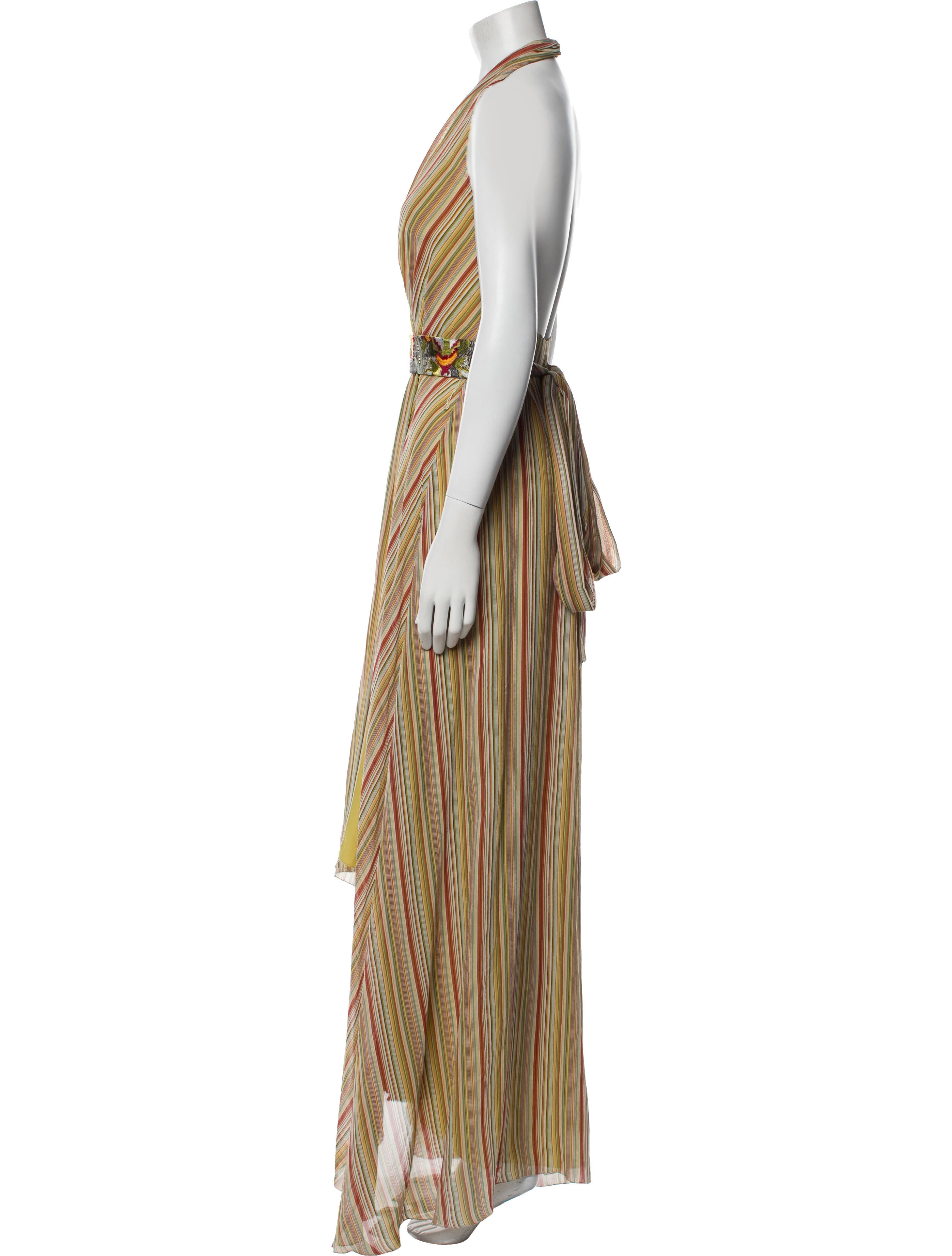 Nicole Miller Silk Long Dress