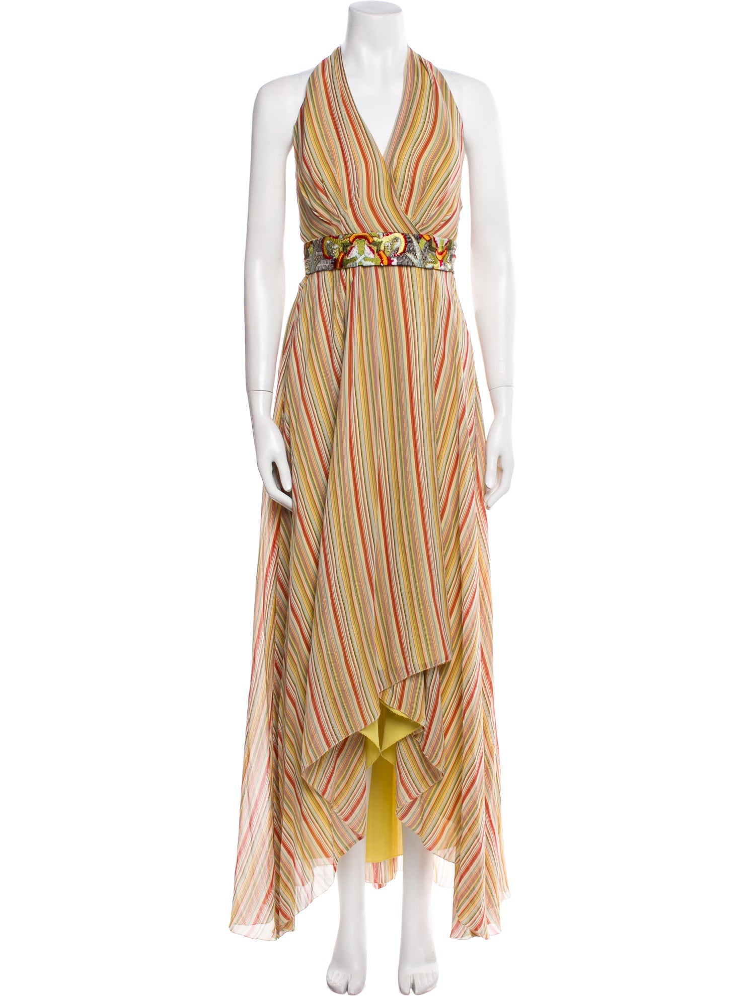 Nicole Miller Silk Long Dress