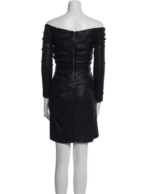 Nicole Miller Off-The-Shoulder Mini Dress