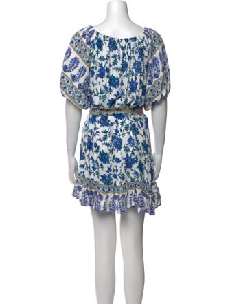 Nicole Miller Floral Print Mini Dress