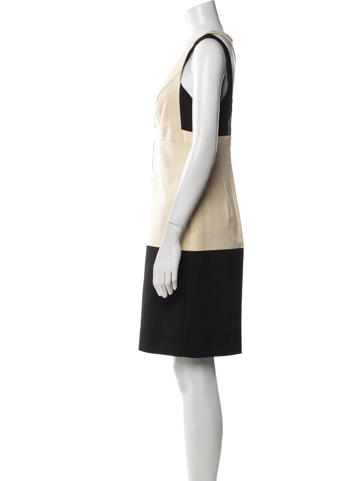 Nicole Miller Colorblock Pattern Knee-Length Dress