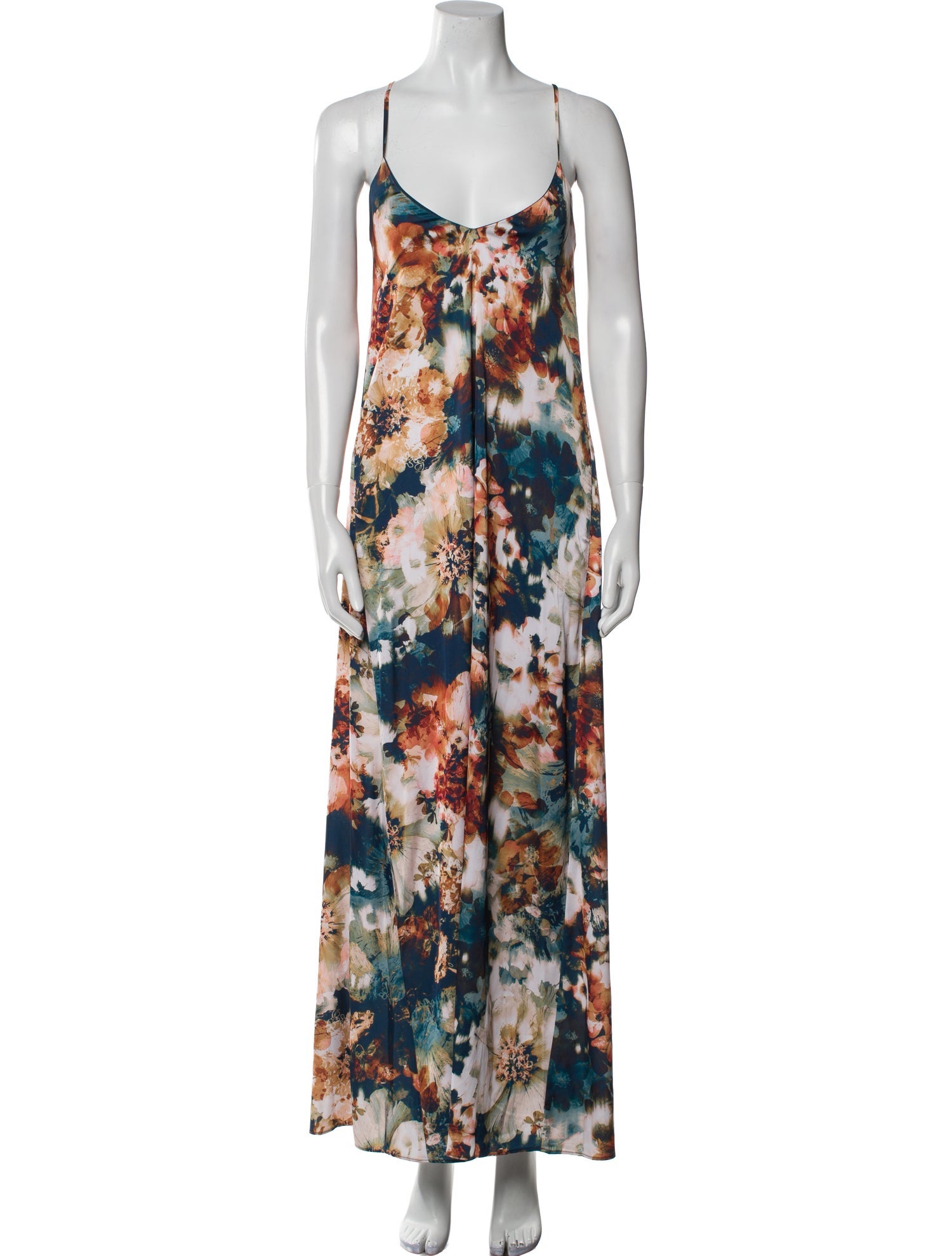 Nicole Miller Printed Long Dress