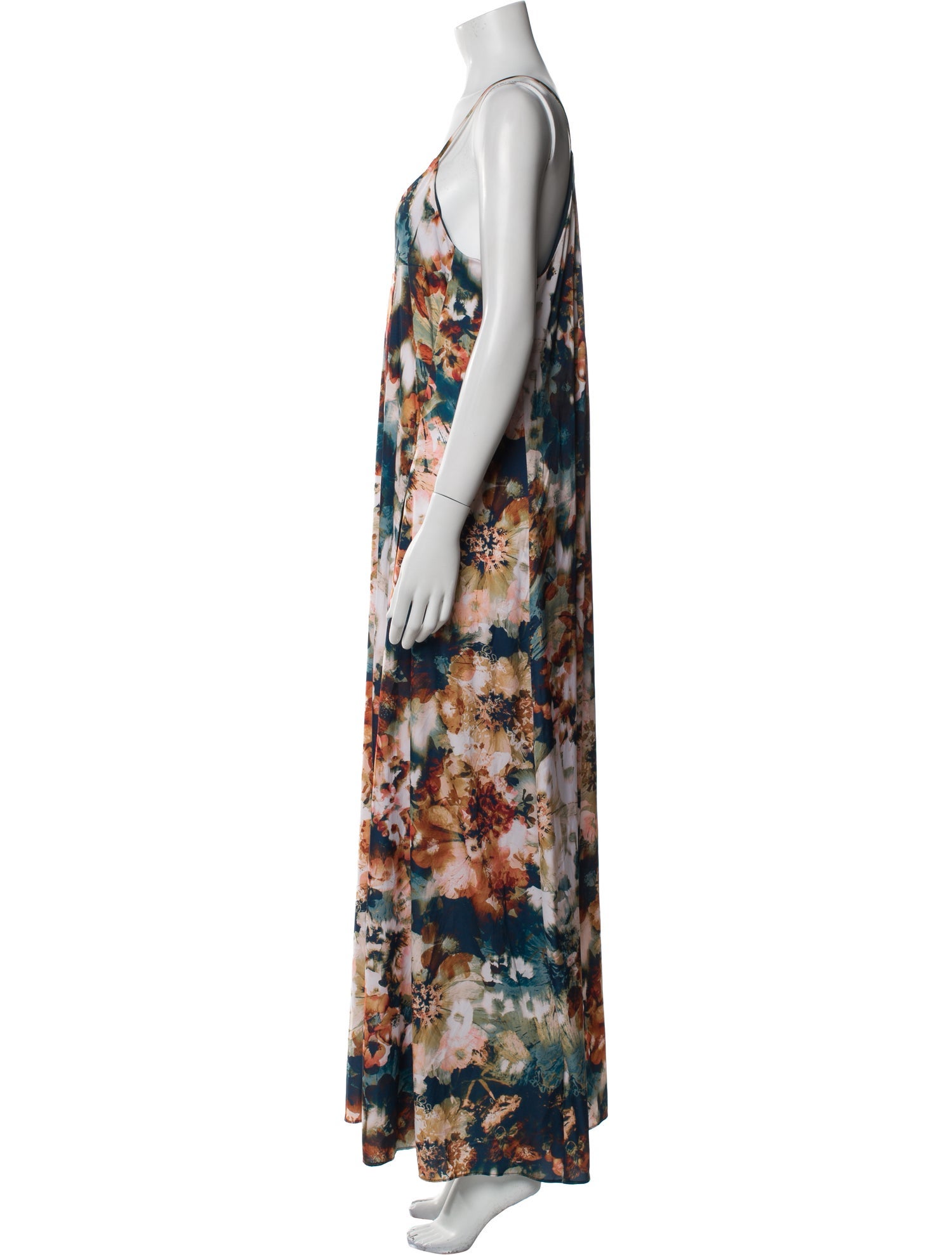 Nicole Miller Printed Long Dress