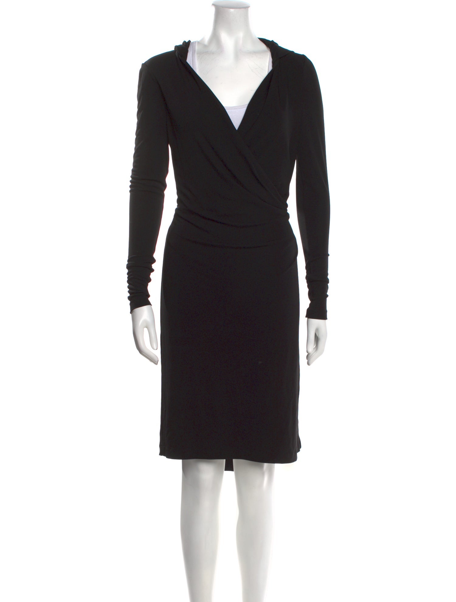 Nicole Miller V-Neck Mini Dress