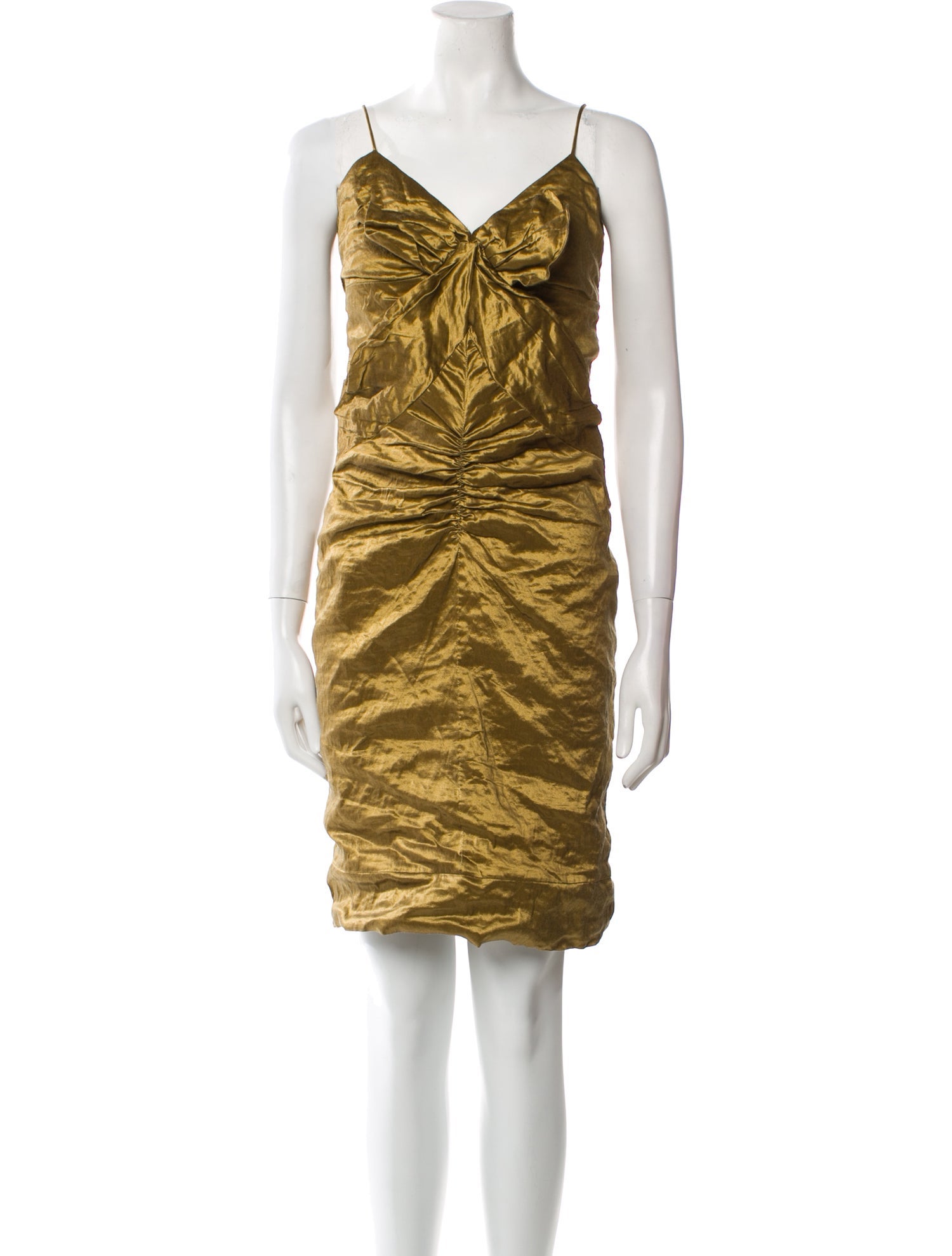 Nicole Miller V-Neck Mini Dress