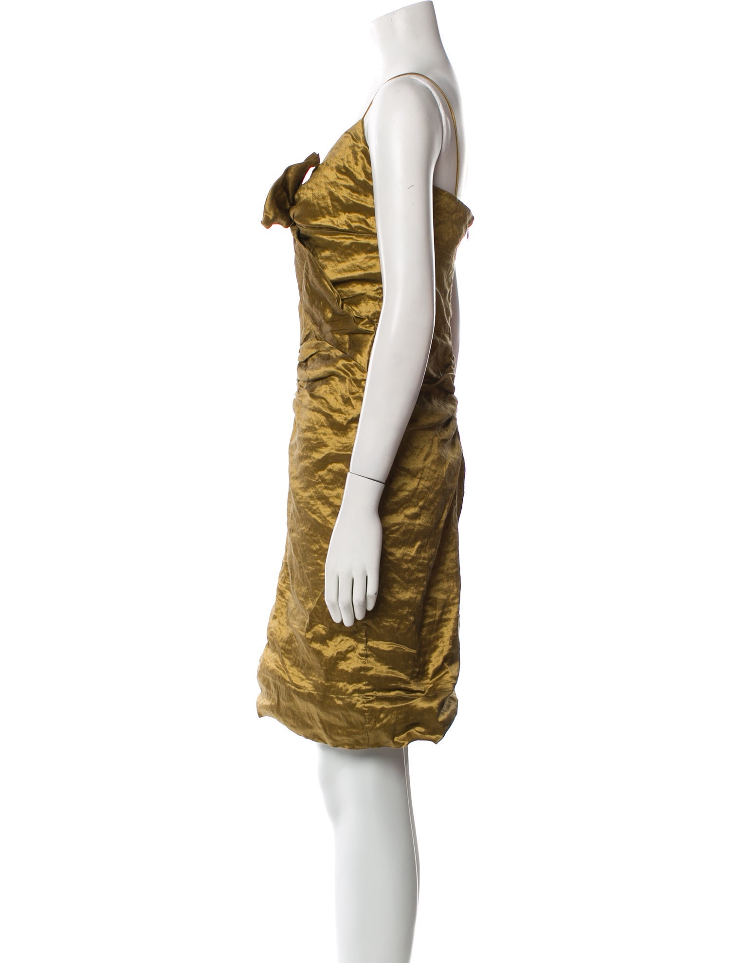 Nicole Miller V-Neck Mini Dress