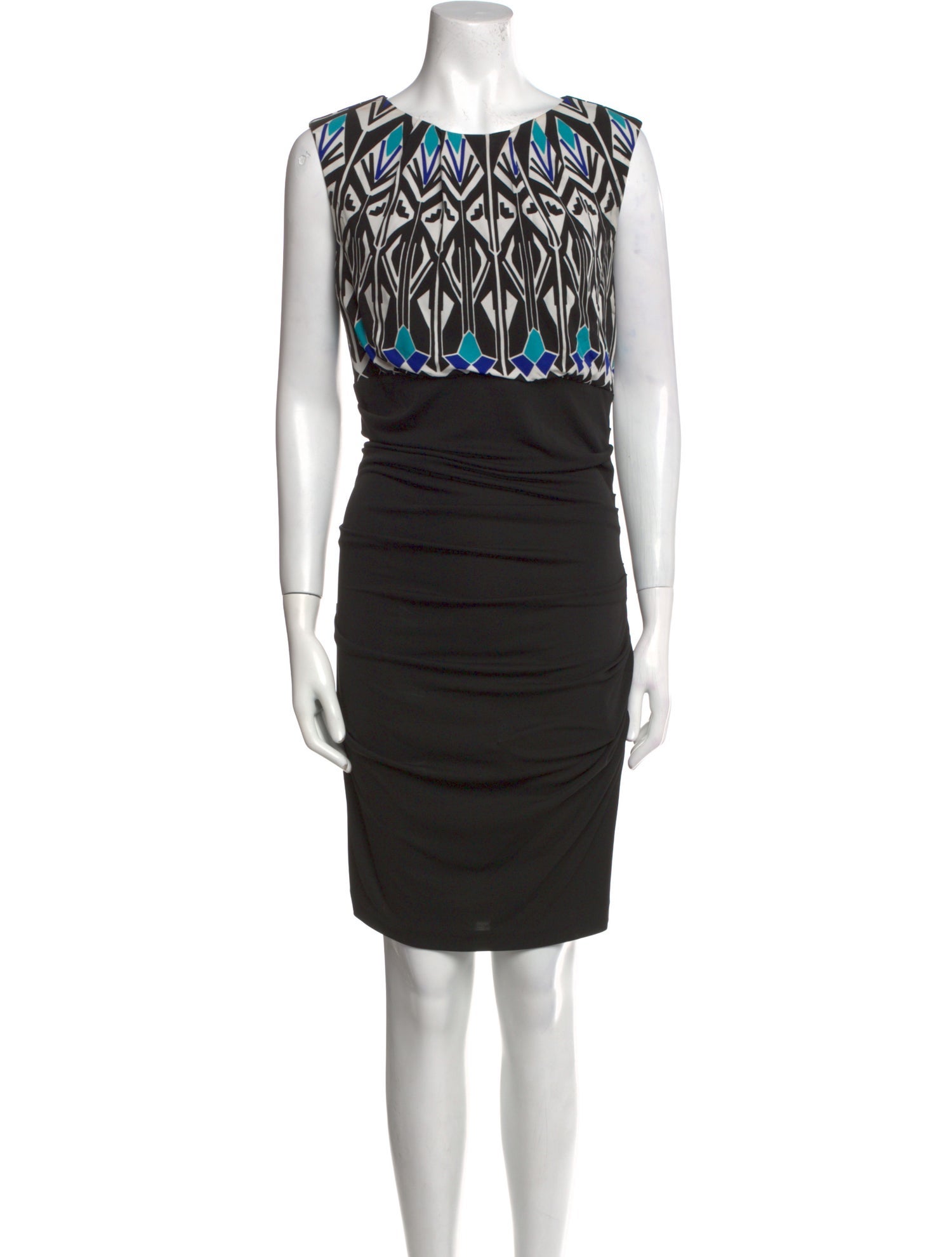 Nicole Miller Printed Mini Dress