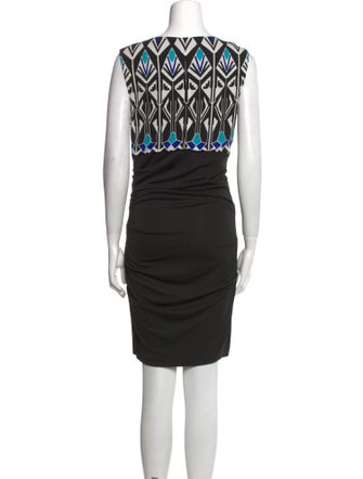 Nicole Miller Printed Mini Dress