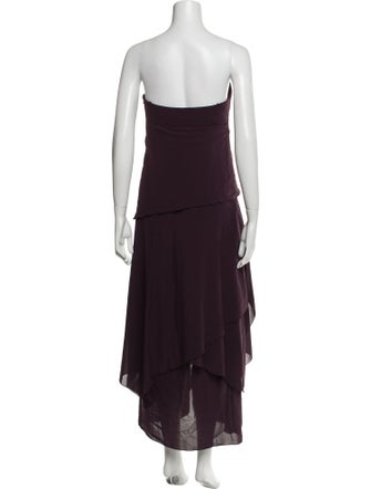 Nicole Miller Silk Midi Length Dress