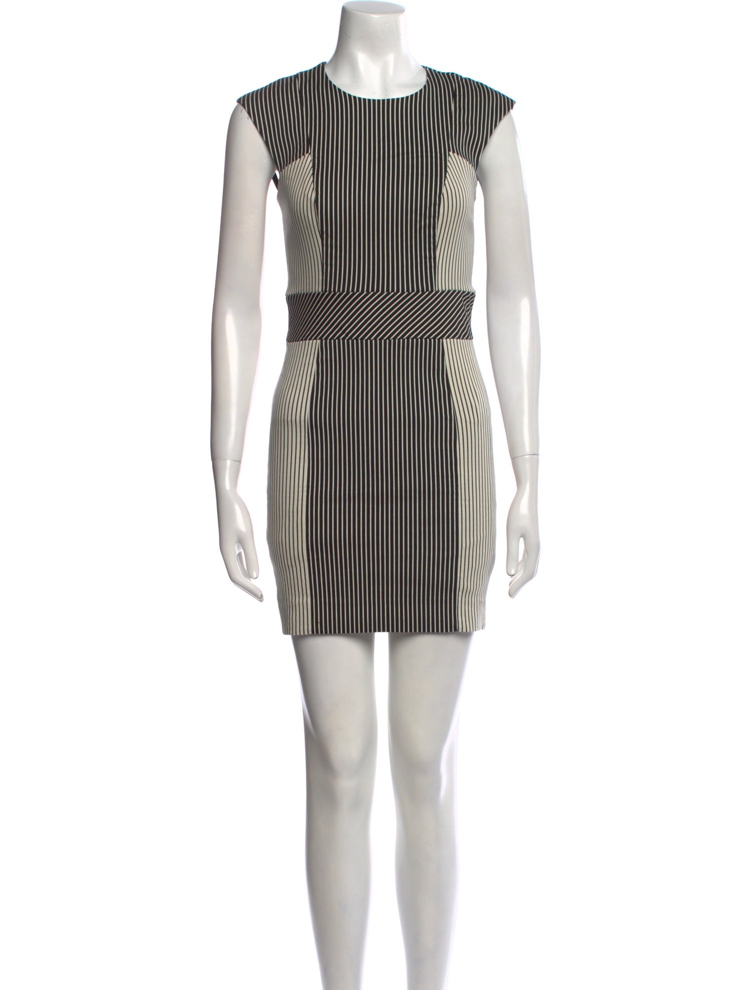 Nicole Miller Striped Mini Dress