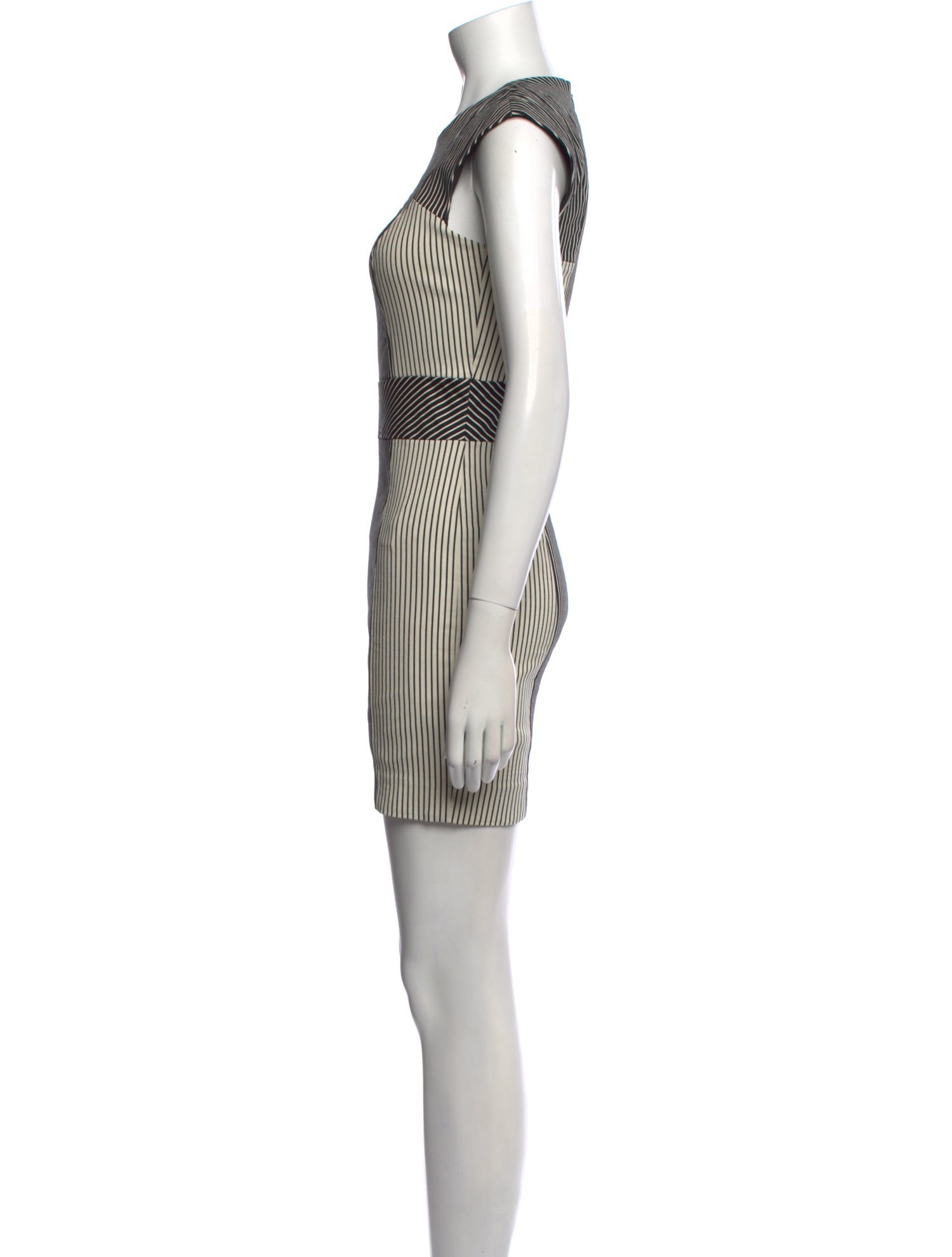 Nicole Miller Striped Mini Dress