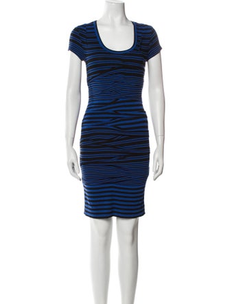 Nicole Miller Striped Mini Dress