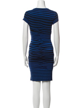 Nicole Miller Striped Mini Dress