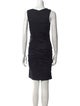 Nicole Miller Bateau Neckline Knee-Length Dress