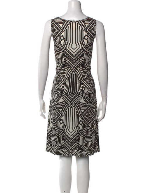 Nicole Miller Printed Knee-Length Dress