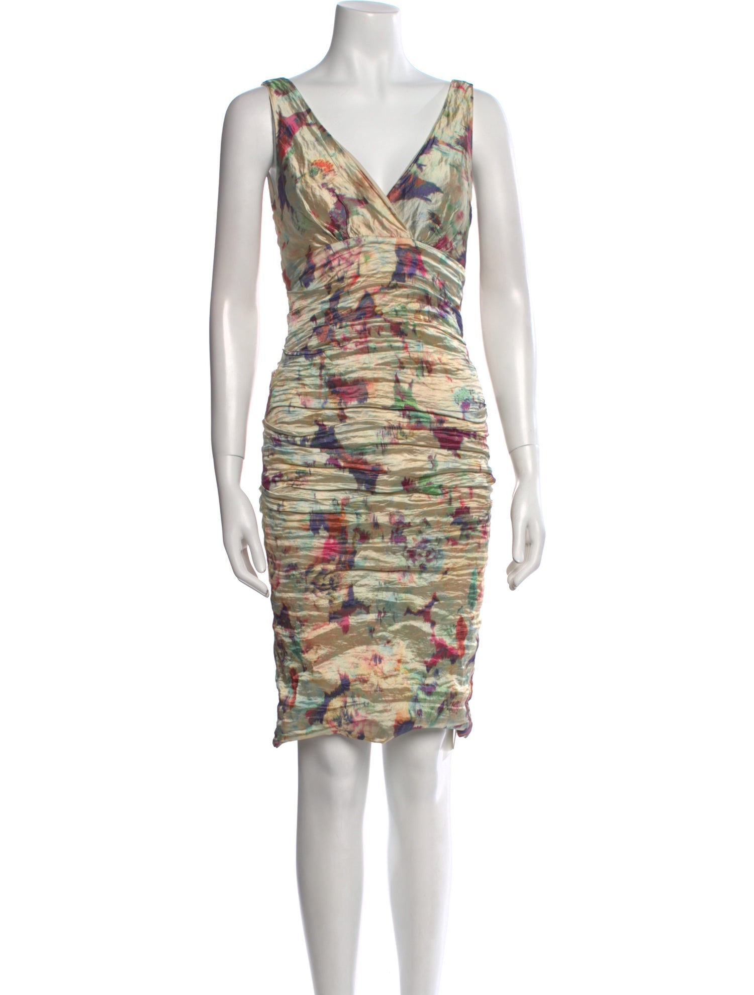 Nicole Miller Printed Mini Dress