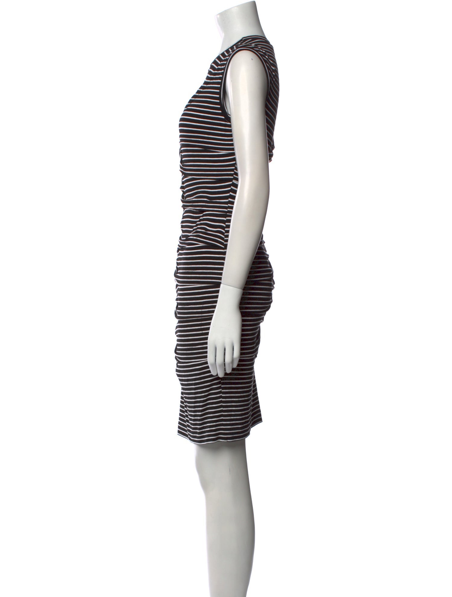Nicole Miller Striped Mini Dress