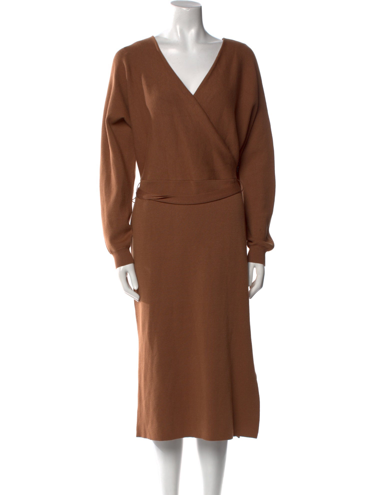 Nicole Miller V-Neck Midi Length Dress