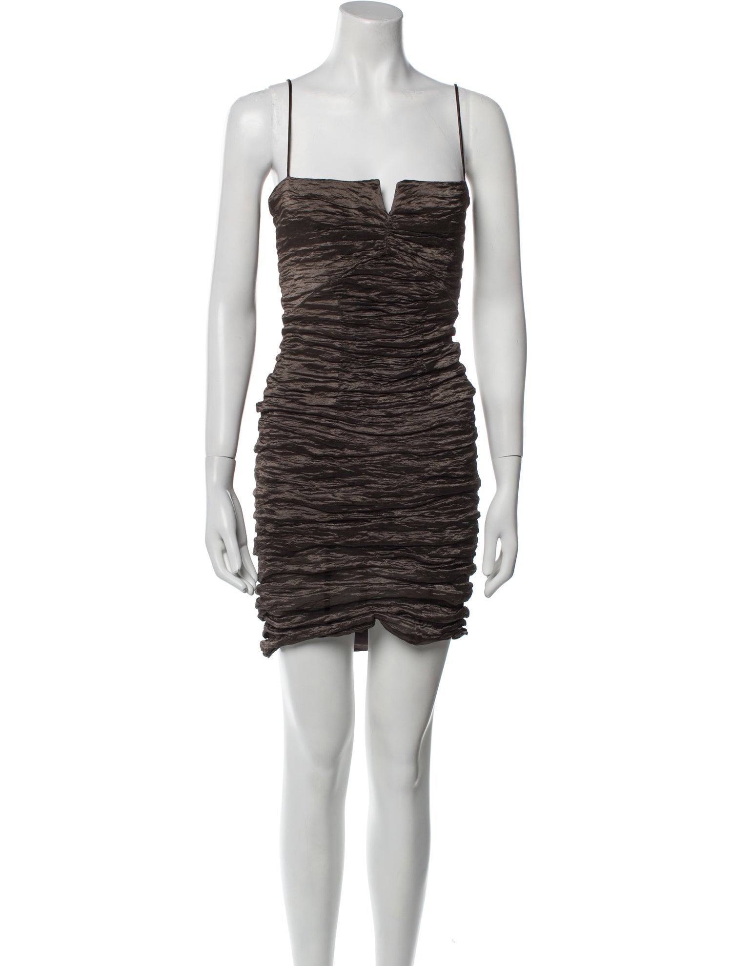 Nicole Miller Square Neckline Mini Dress