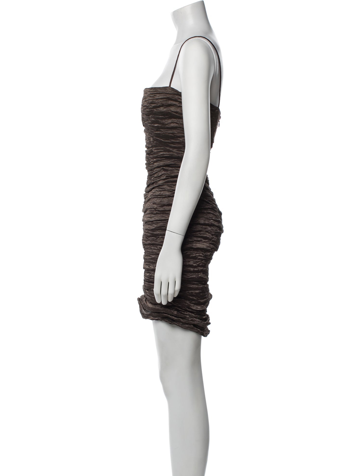 Nicole Miller Square Neckline Mini Dress